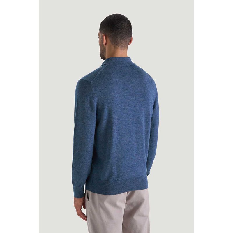 M.J. Bale Fraser Merino Polo Knit image number 1